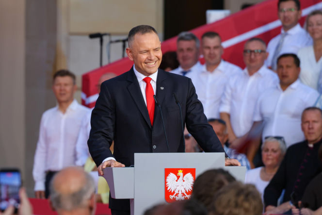 Marta Nawrocka na rocznicy zaprzysiężenia męża