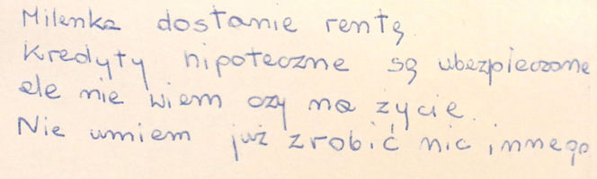 Zabił się, bo nie mógł spłacić kredytu we frankach