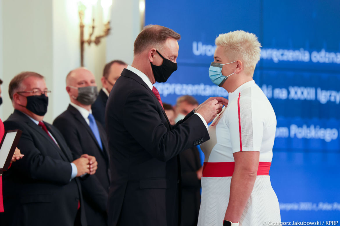 Maria Andrejczyk i Wojciech Nowicki odznaczeni przez Prezydenta RP [ZDJĘCIA]