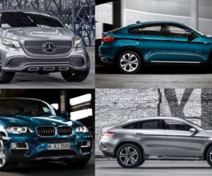 Mercedes Concept Coupe SUV kontra BMW X6