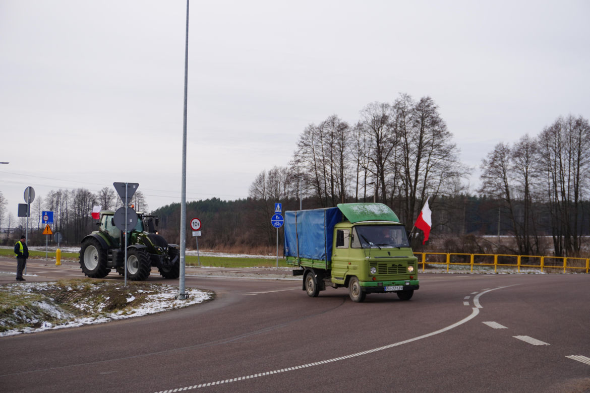 Protest rolników w Podlaskiem. Ciągniki blokują drogi w całym województwie! 