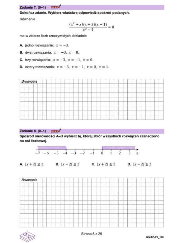Matura próbna matematyka 2023 - CKE (wrzesień 2022)
