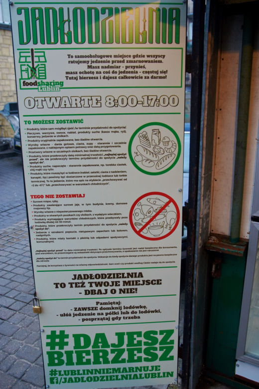Lublin: Jadłodzielnia już działa! Podziel się żywnością