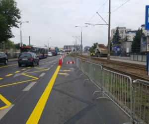 Utudnienia na Fordońskiej w Bydgoszczy