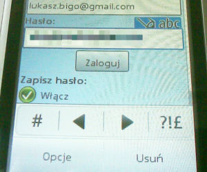 Nokia C3-01 konto pocztowe