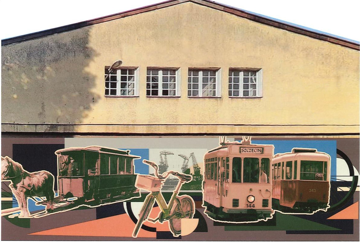 Mural ozdobi budynek zabytkowej zajezdni