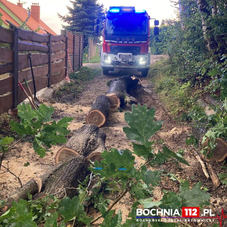 Potężne nawałnice przeszły przez powiaty brzeski i bocheński