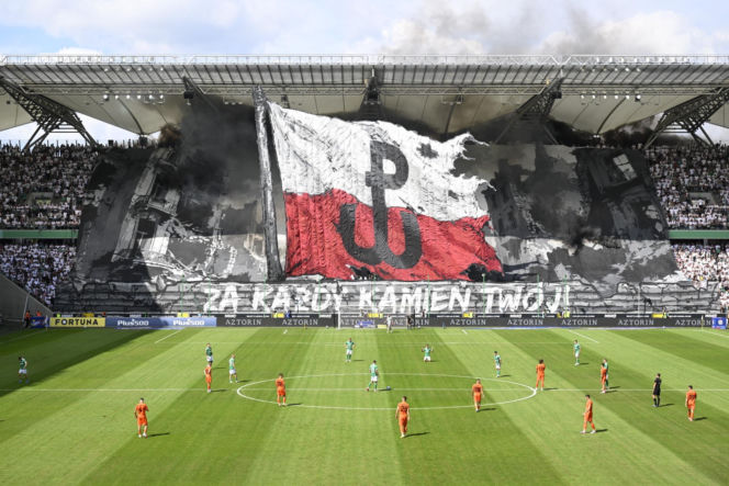 Legia Warszawa - Zagłębie Lubin: Zdjęcia kibiców