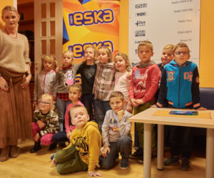 Recytowali i śpiewali. Dzieci z gminy Uchanie odwiedziły Radio ESKA Lublin