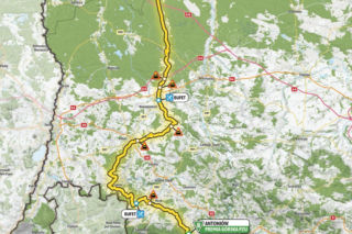Tour de Pologne 2026 - 4. etap MAPA. Trasa etapu Żagań - Karpacz 6.08.2026