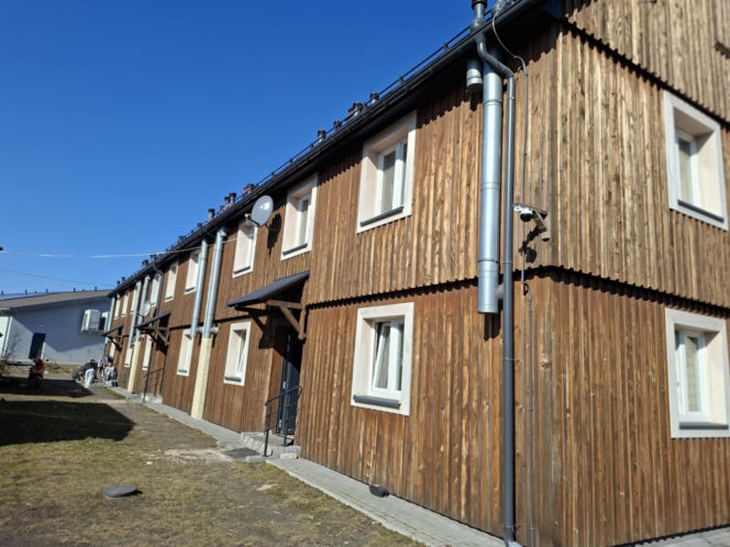 Drewniane osiedle w Sędziszowie