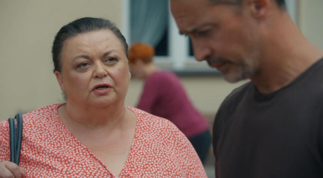 Barwy szczęścia, odcinek 3295. Borowska (Dorota Piasecka), Mariusz (Rafał Cieszyński)