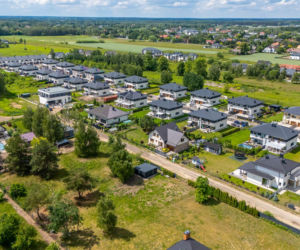 Głosków, gmina Piaseczno. Nowe osiedle deweloperskie