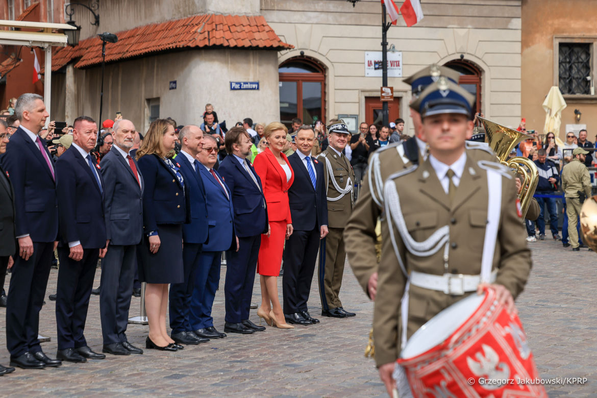 Agata Duda na Święcie Flagi