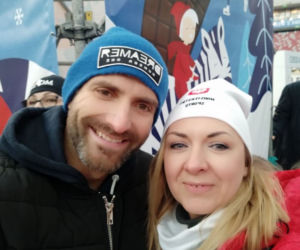 Taka JAZDA! Gortat, Dowbor, Jankes, Nowakowska śmigali na łyżwach z uczniami trzynastki
