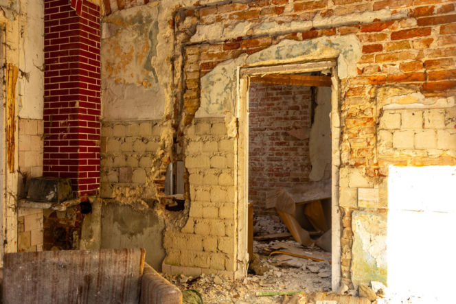 Ruiny domu Wedla w Otwocku