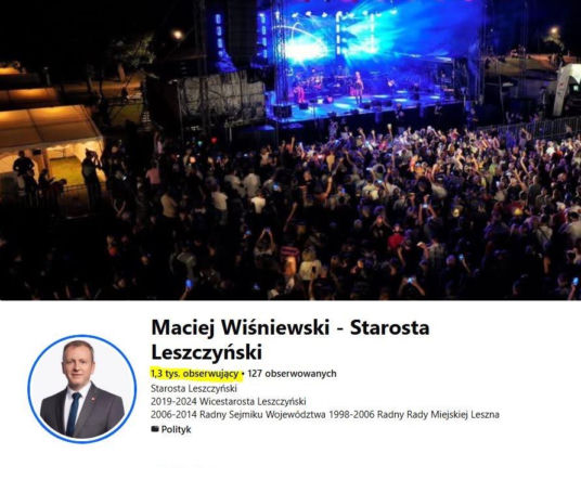 Włodarze i gminy powiatu Leszczyńskiego na FB
