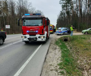 Wypadek na drodze Starachowice - Lubienia