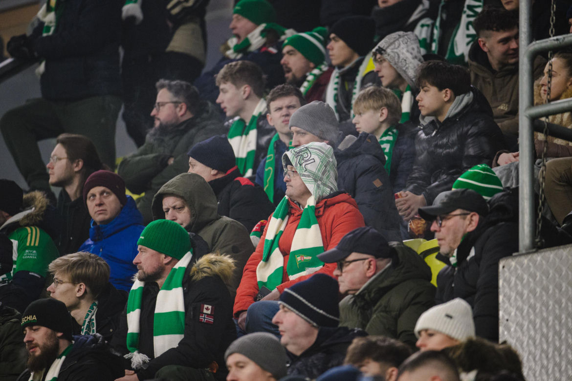 Lechia Gdańsk - Cracovia, zdjęcia kibiców z meczu 20. kolejki PKO BP Ekstraklasy