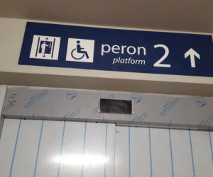 Język Braille’a na dworcach kolejowych