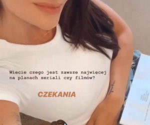 Barwy szczęścia. Sylwia Nowak na planie