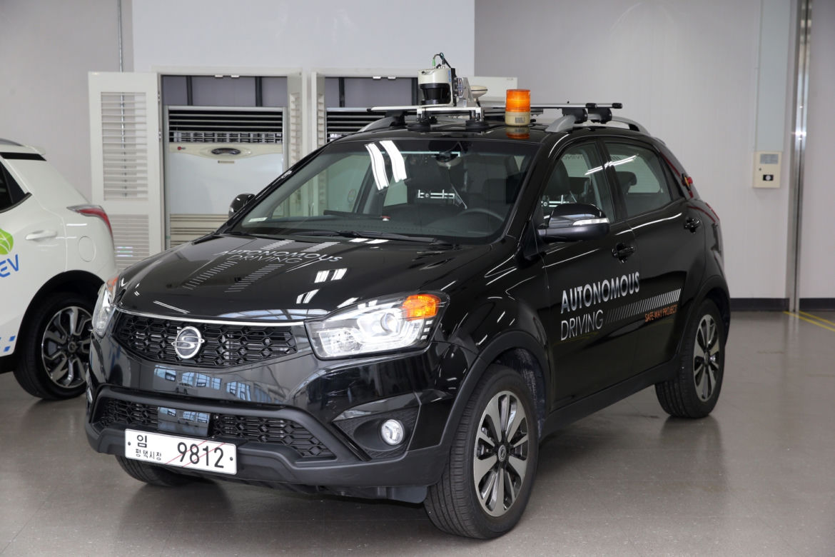 SsangYong Korando autonomiczny 