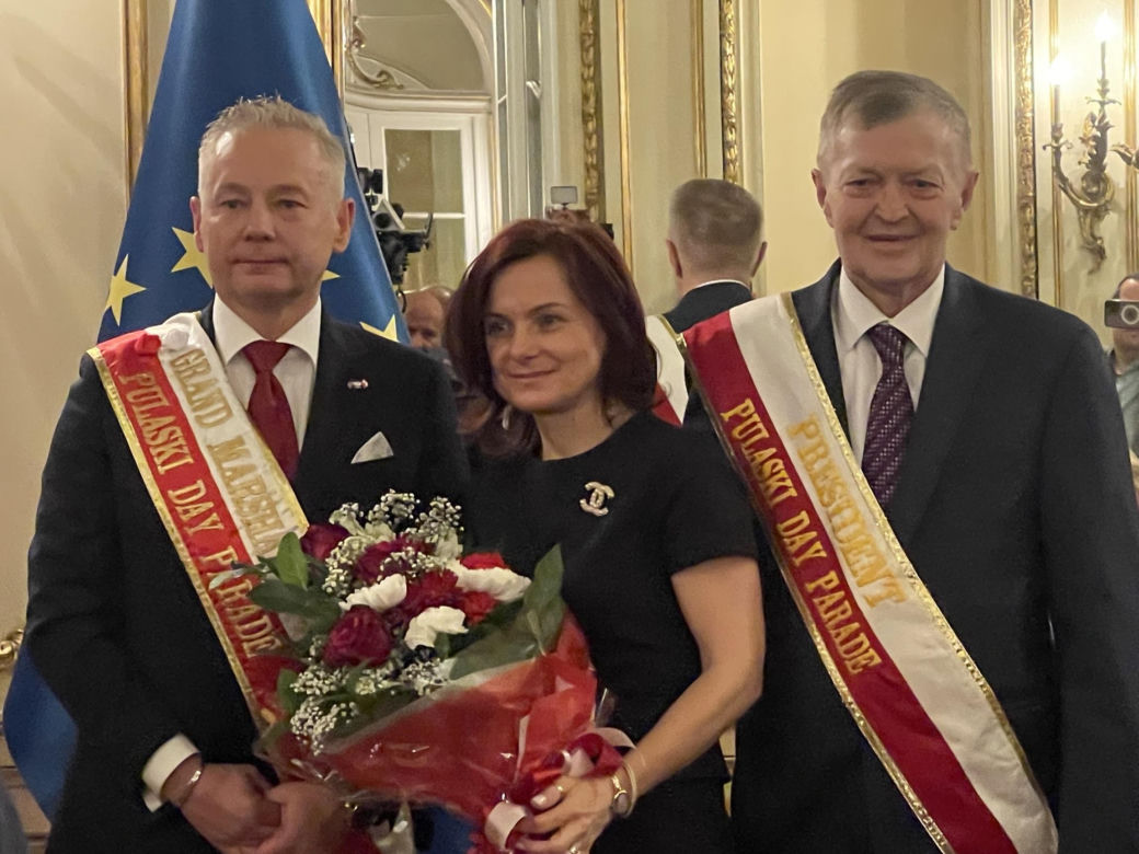 Szarfowanie Wielkiego Marszałka Parady Pułaskiego 2025