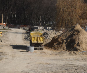  Pole Mokotowskie zamieniło się w wielką kopalnię piasku