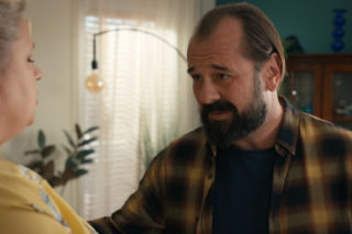 Barwy szczęścia, odcinek 3301. Aldona (Elżbieta Romanowska), Borys (Jakub Wieczorek)