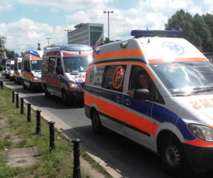 Protest ratowników medycznych we Wrocławiu