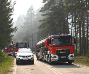 Strażacy z woj. świętokrzyskiego ruszają na ratunek! Wielka mobilizacja pożarnicza w Biłgoraju
