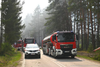 Strażacy z woj. świętokrzyskiego ruszają na ratunek! Wielka mobilizacja pożarnicza w Biłgoraju