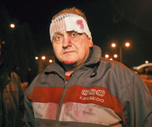 Zażarta bitwa przed siedzibą Jastrzębskiej Spółki Węglowej! Demonstranci starli się z policją!