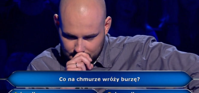 Co na chmurze wróży burzę? Odpowiedź na pytanie z Milionerów 