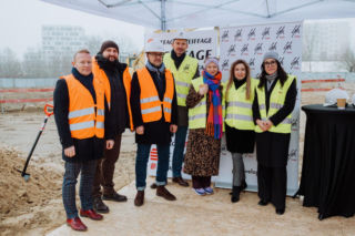 Symboliczny start prac przy osiedlu ALE!KEN w Warszawie