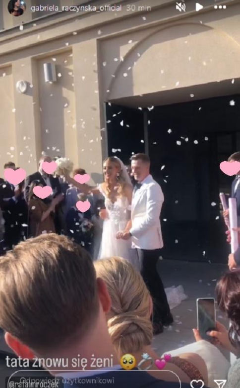 Rafał Mroczek (Paweł z M jak miłość) wziął ślub z Magdaleną Czech