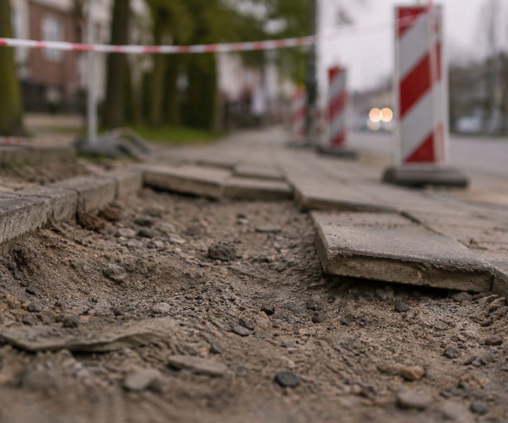 Szczątki odkryte pod chodnikiem. Ofiary obozu pracy. Historyk nie ma wątpliwości