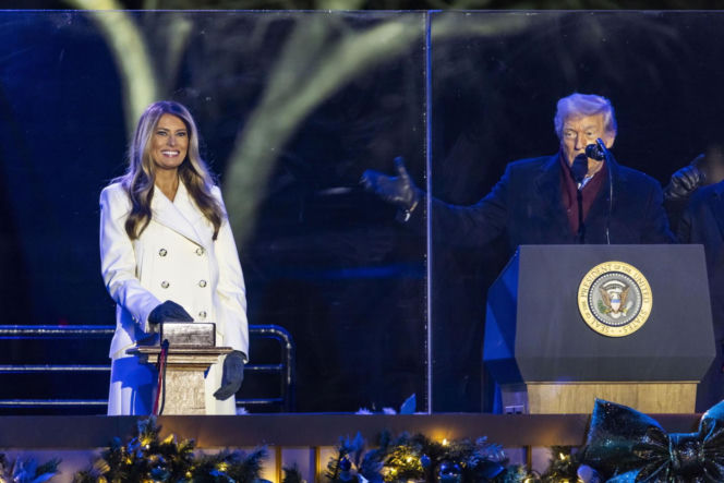 Odpalenie choinki świątecznej pod Białym Domem
