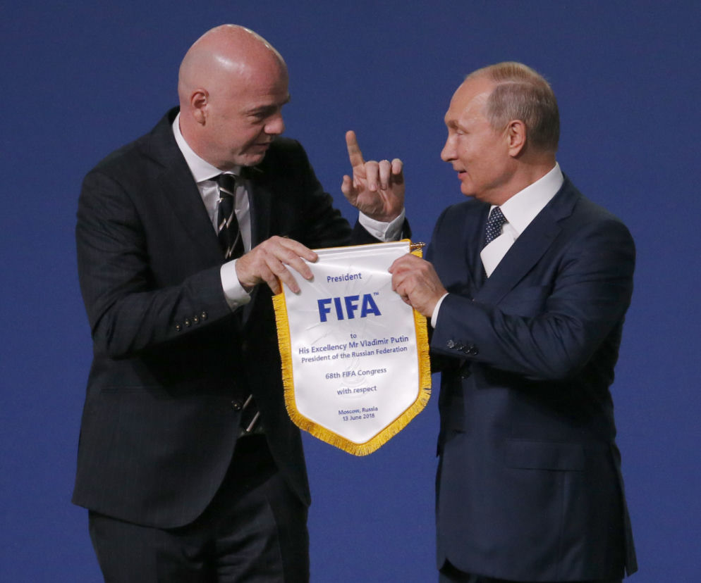 FIFA, Gianni Infantino, Władimir Putin