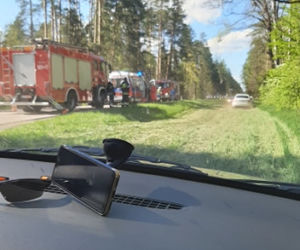 Wypadek w miejscowości Żednia. Nie żyje 40-letnia kobieta [ZDJĘCIA]