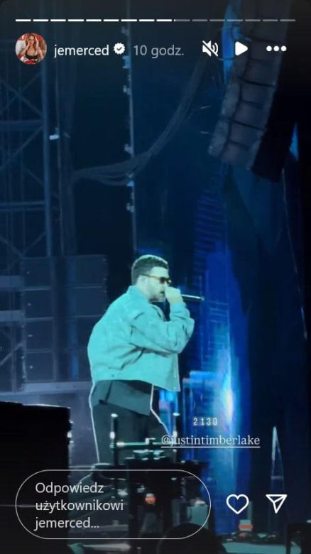 Gwiazdy kochają Timberlake'a. Wieniawa, Mercedes i żona Szyca popędziły na koncert!
