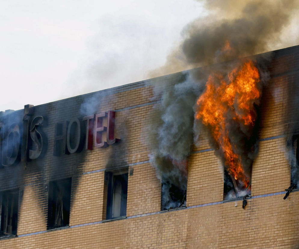 Pożar hotelu Ibis w Maladze