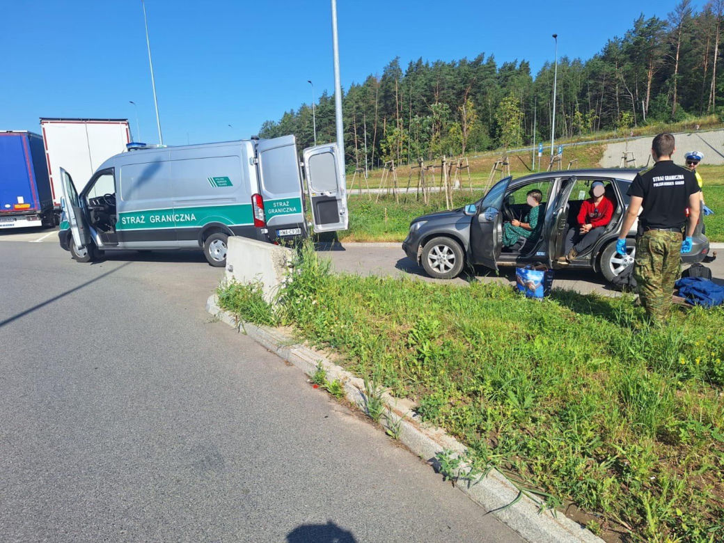 Próby przemytu ludzi na granicy polsko-litewskiej