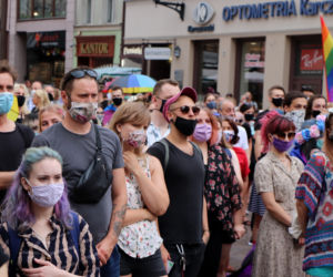 Demonstracja Nie damy się zastraszyć w Toruniu