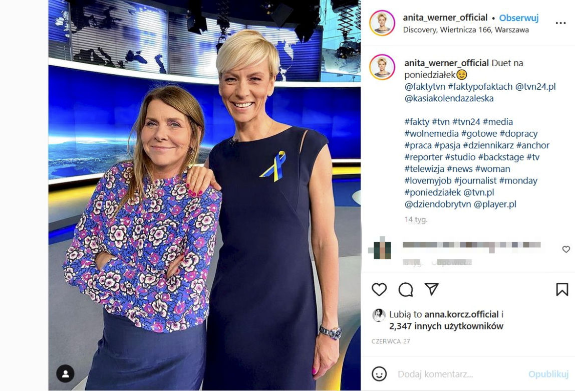 Anita Werner świętuje 25-lecie TVN