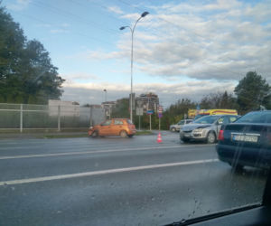 Poranny wypadek na Sikorskiego w Rzeszowie