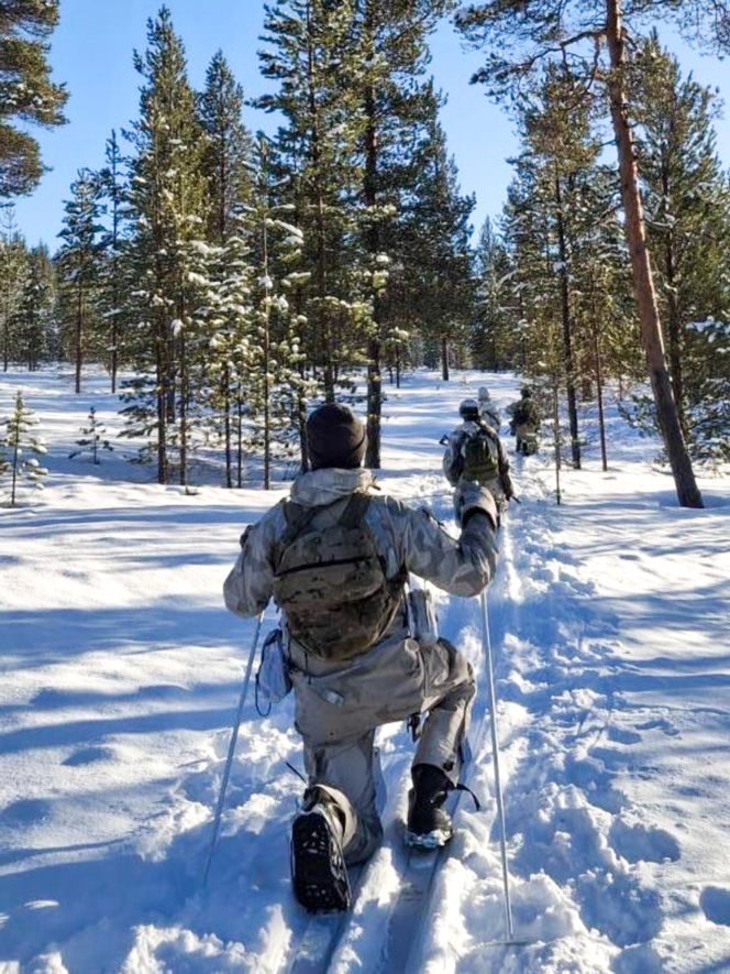 Finlandia - żołnierze podczas ćwiczeń