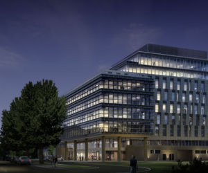 Sterlinga Business Center nocą
