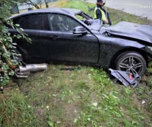Mieszkaniec Mikołowa rozbił BMW serii 3 Gran Coupe