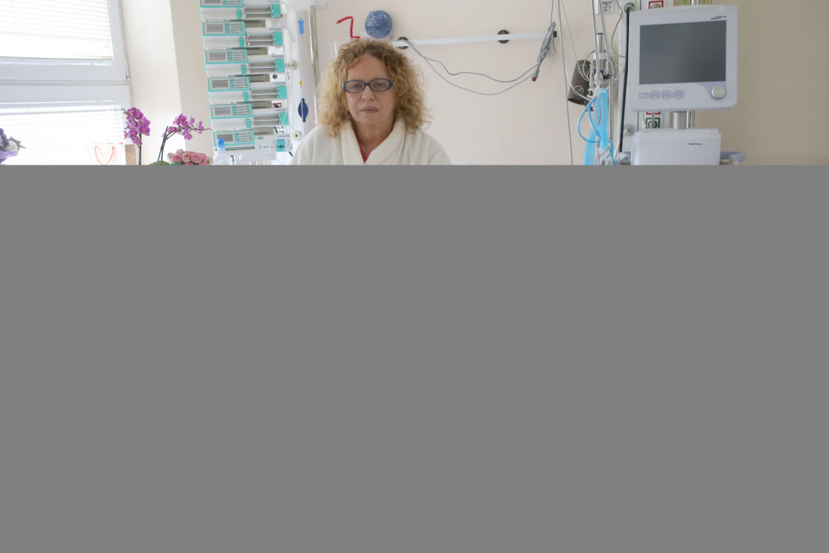 MAŁGORZATA POTOCKA W SZPITALU